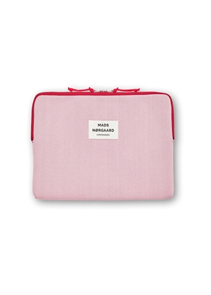 Knit stripe computer sleeve small Fairy Tale/Goji Berry Mads Nørgaard 